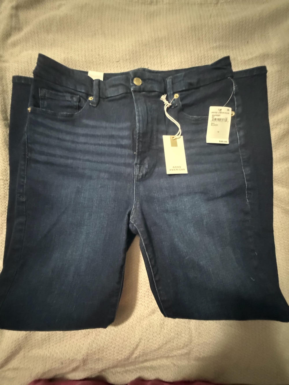 Good American Indigo Skinny Jeans with Tags